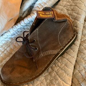 Brown Suede Doc Martens Ankle Boots